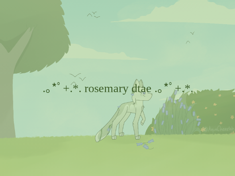 ↬ rosemary dtae ↫