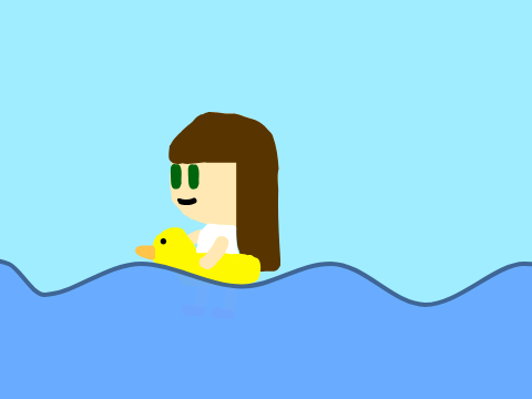Chilling on a wave