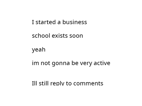 Less active