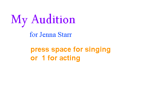 My Audition