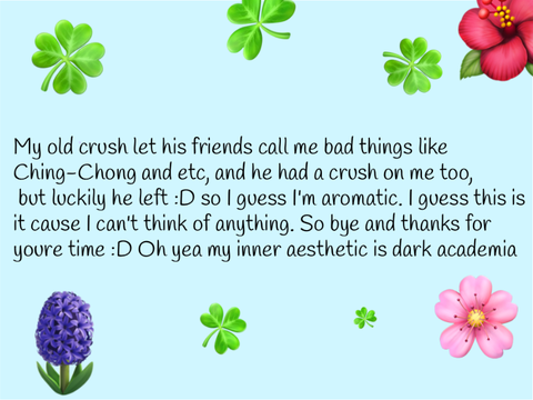 About me! :D(no hate please)