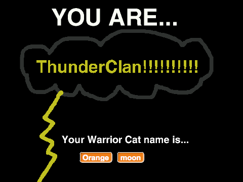 Warrior Cat Clan and Name Quiz