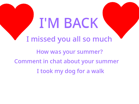 IM BACK