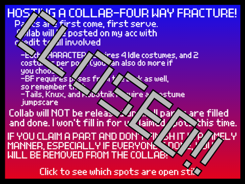 (CLOSED) FOUR WAY FRACTURE COLLAB