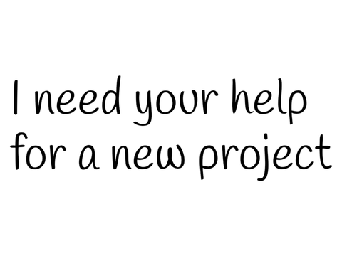 I need your help