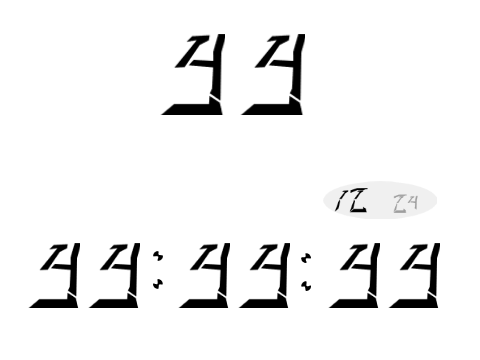 6 segment display