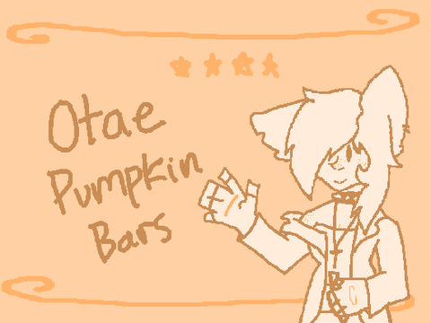 ☆ OTAE ･ Pumpkin Bars ☆