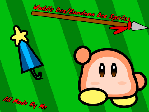 Waddle Dee/Bandana Dee Sprites
