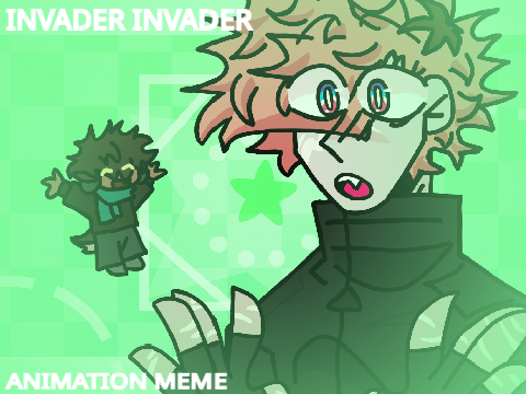 invader invader // animation meme
