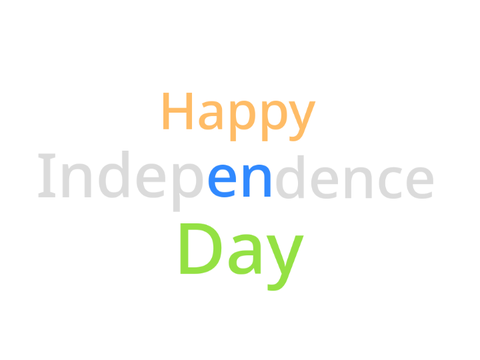 Happy (Indian) Independence Day