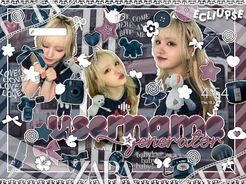 ⊂⊃ username ˗ˏˋ generator ´ˎ˗ !!