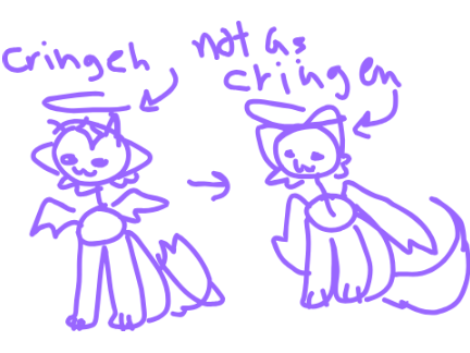 redesigning sum old ocs on mag! come draw thingys