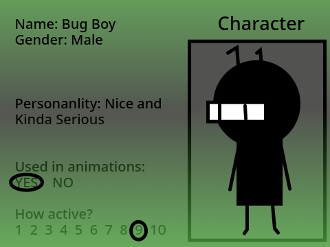bug boy sign up :o
