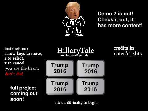 [OUTDATED] Undertale Sans/Trump Battle (DEMO)