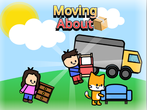 Moving about