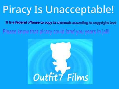 Outfit7 Films Anti Piracy Screen (1989)