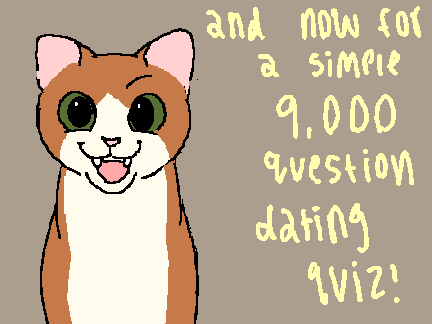 A Simple 9,000 Question Dating Quiz!