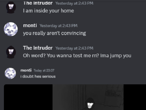 monti vs intruder: encounter