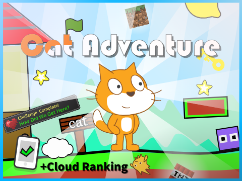#1 Cat Adventure with cloud ranking!! V1.2 ┃spaoa