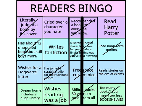 READERS BINGO remix