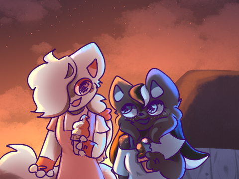 Sunset Dovemoon - Fanart