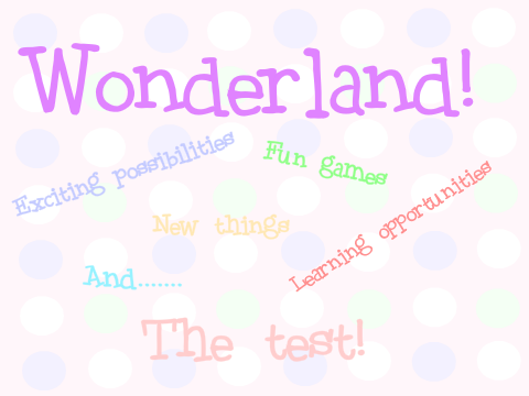 Wonderland- the game!