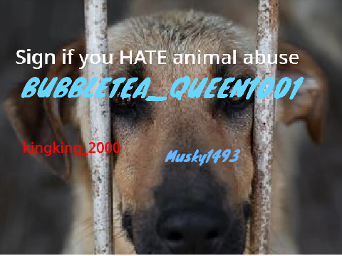 sign if you hate animal abuse remix remix