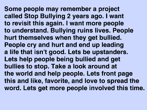 Stop Bullying #2