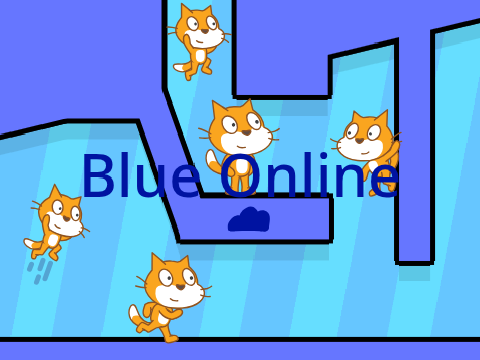 Online blue platformer