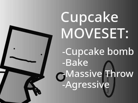 Cupcake´s Moveset (custom TSB character)