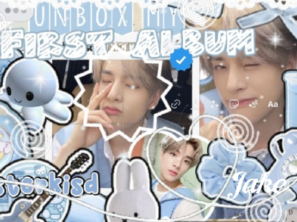 ੭ unbox my first album ╰  ◌ ◌