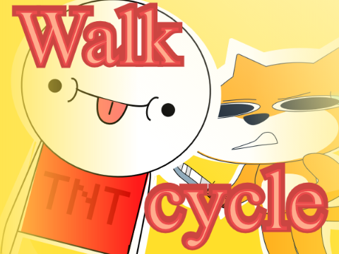Walk Cycle  |#Shorts #Animation #notfunny #cringe #stopreadingthisori-