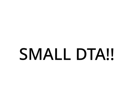 Random small DTA! OPEN!