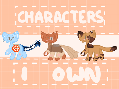 --->Characters i own