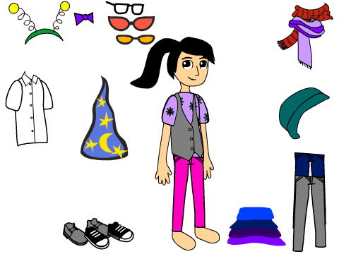 Happiness (a dress-up game by ME)