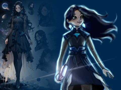 ai character redraw + backstory