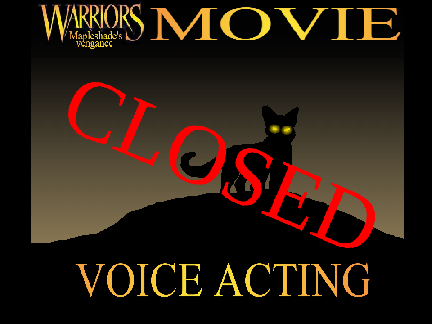 [CLOSED] Mapleshade's vengeance- WARRIOR CATS MOVIE 