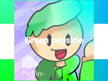 Art trade with the green popsicle