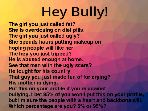 Remix this if you are against bullying remix