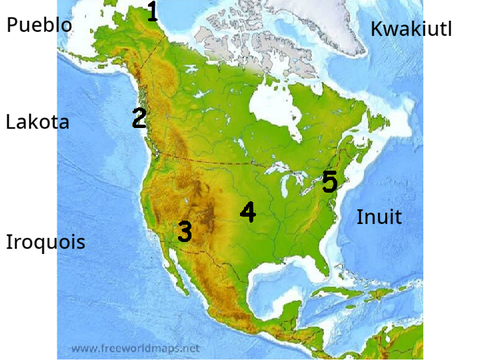 Tribe map