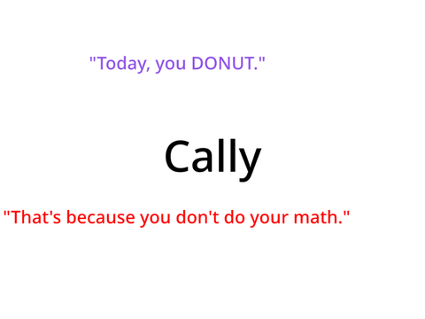 Jimmy and Cally - My lines!