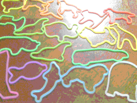 all of my silly bandz