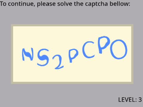 solve the captcha! (game)