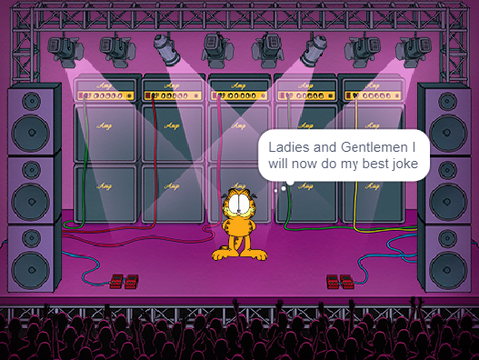 Garfield makes the best joke