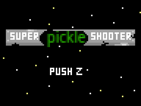 Super Pickle Shooter-Arcade Edition #Pickles v0.1 idk he thought his was better but mine is 