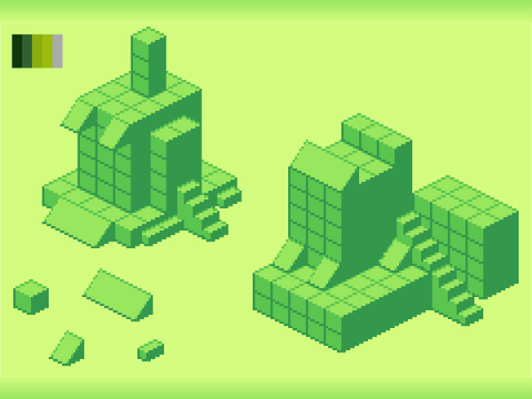 Isometric Pixel art!