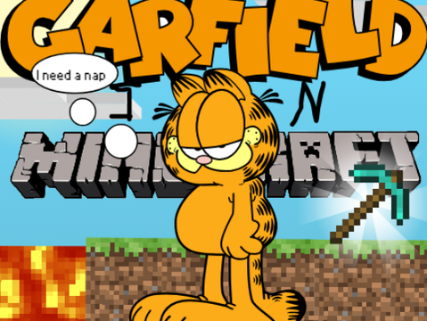 Garfield in Minecraft