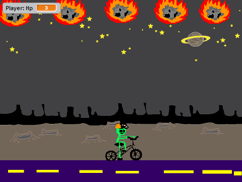 Space bike ride of doom
