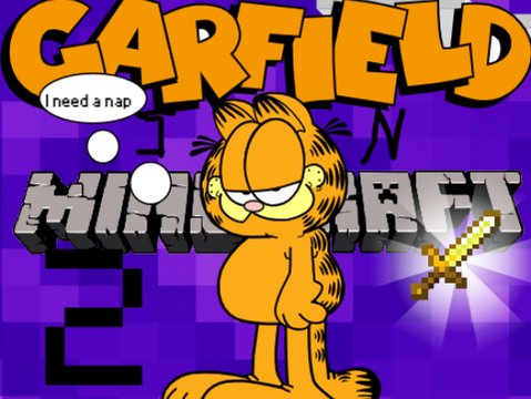 Garfield in Minecraft 2