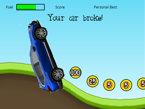 Honda CRV hill Climb Racing